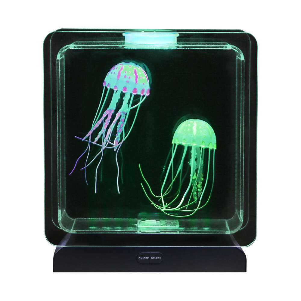 Quadratisches Quallen-Aquarium  LED-Sensoriktank | Entspannung & Bildung |  Kidkraft Shop