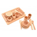 Holzernes Tee-Set
