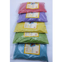 Funkelnder Farbsand – 5 x 1 kg Set – Perfekt für Sandtische & Leuchttische – Sensorisches Spielen & Kreativität für Kinder