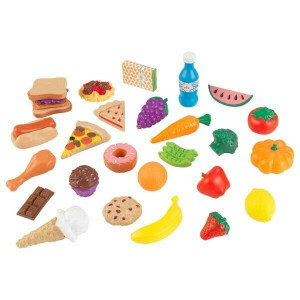 Luxe 30-Stück Spiel-Lebensmittel (Counterfeit Lebensmittel) - Kidkraft (63509)