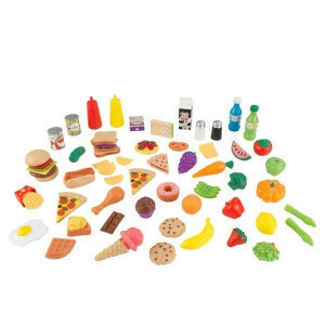 Luxe 65-Stück Spiel-Lebensmittel XL (Counterfeit Lebensmittel) - Kidkraft (63510)